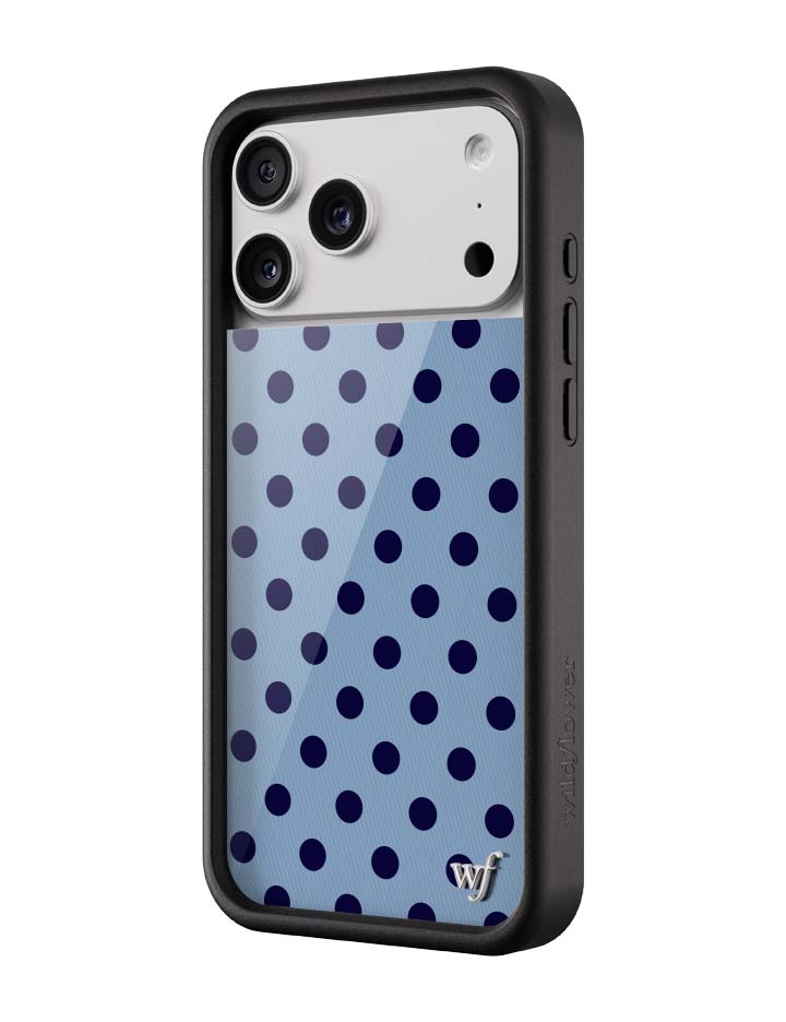 Polka Dot | Blue and Navy Blue iPhone Case