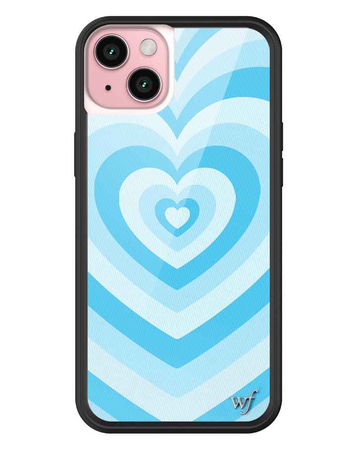 Blue Moon Latte Love iPhone Case with Heart Pattern - Image 3