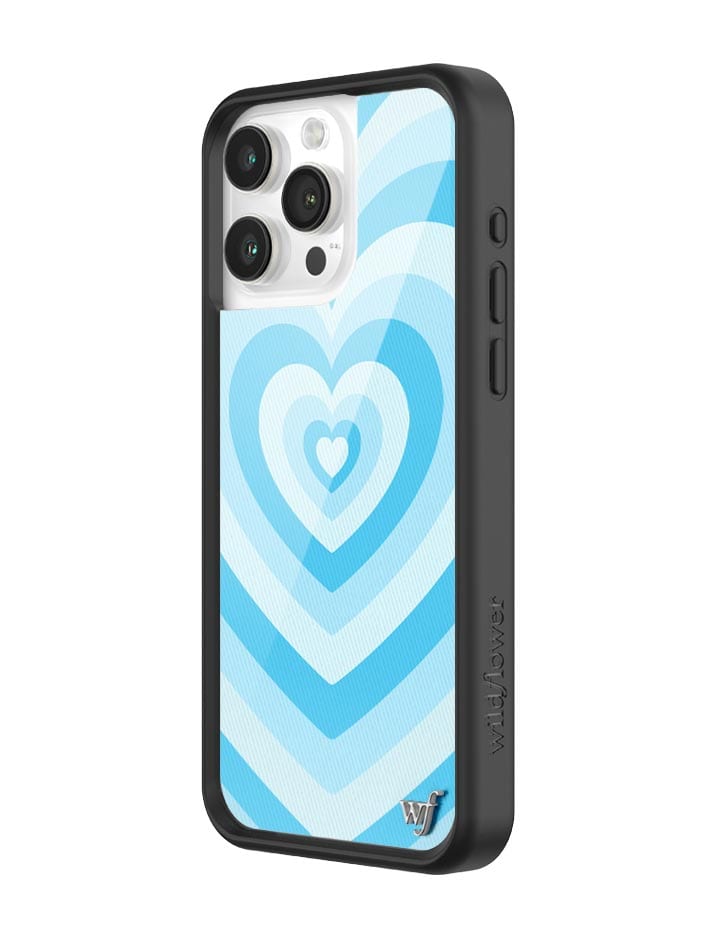 Blue Moon Latte Love iPhone Case with Heart Pattern - Image 2