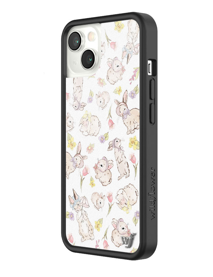 Bunnies in Bonnets Floral Print Protective iPhone Case - Image 26
