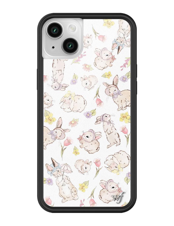 Bunnies in Bonnets Floral Print Protective iPhone Case - Image 23