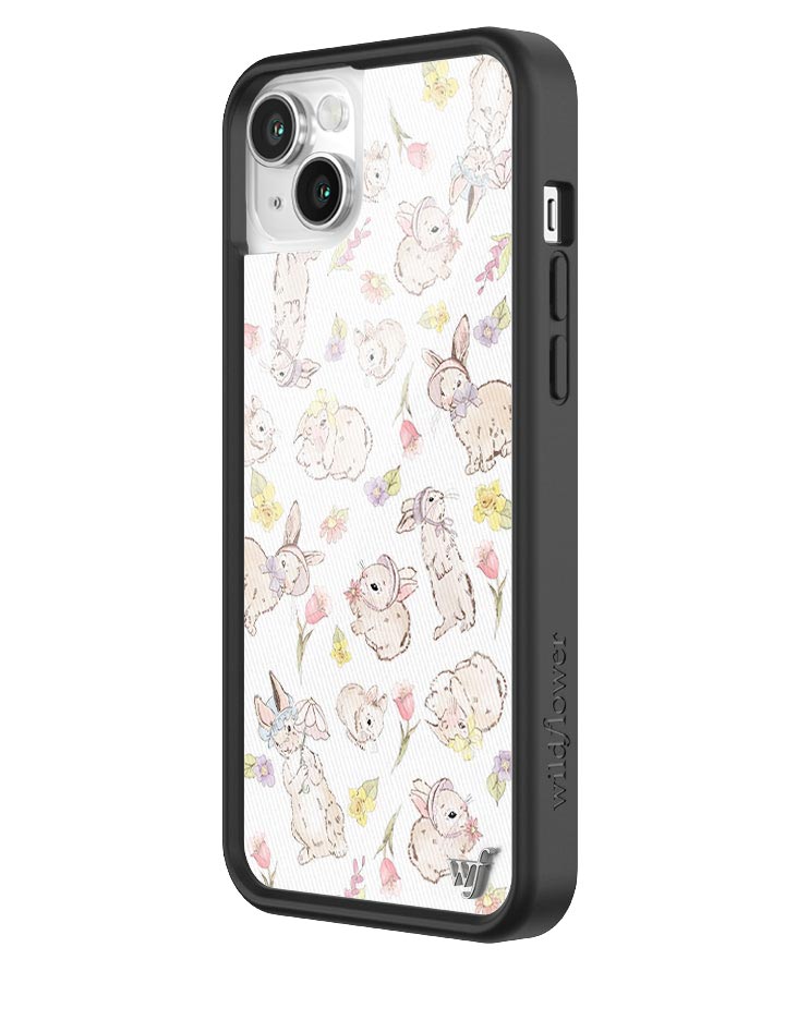 Bunnies in Bonnets Floral Print Protective iPhone Case - Image 20