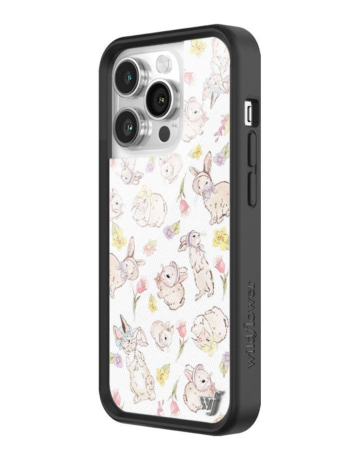 Bunnies in Bonnets Floral Print Protective iPhone Case - Image 22