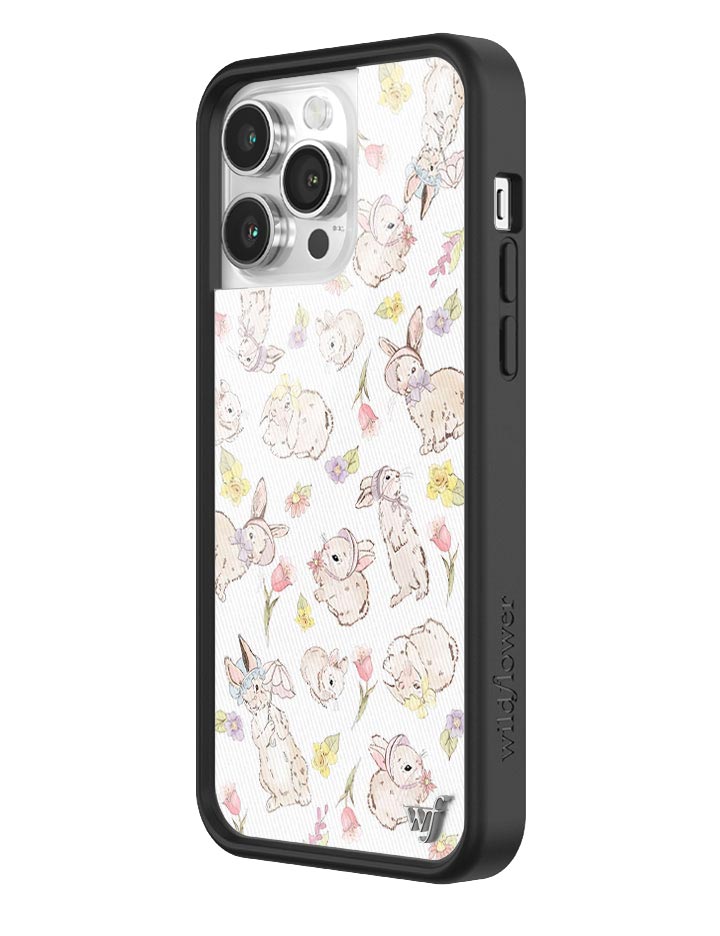 Bunnies in Bonnets Floral Print Protective iPhone Case - Image 18