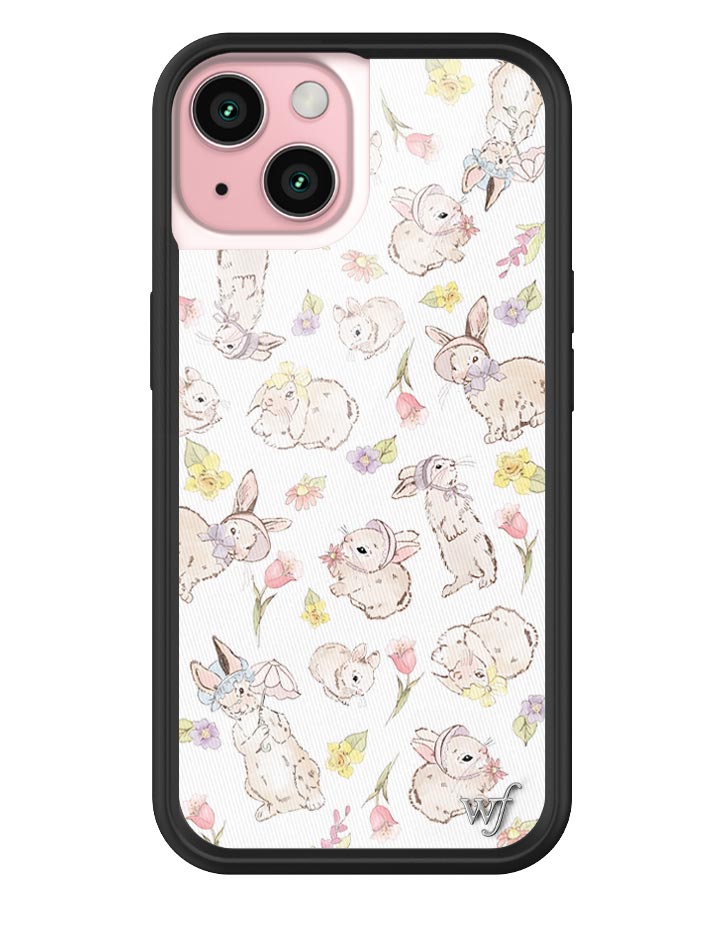 Bunnies in Bonnets Floral Print Protective iPhone Case - Image 15