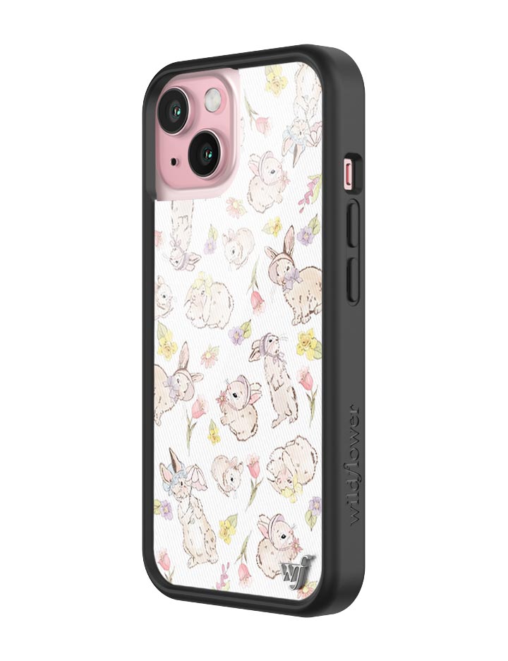 Bunnies in Bonnets Floral Print Protective iPhone Case - Image 16