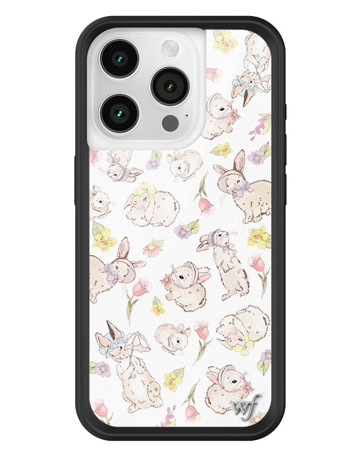 Bunnies in Bonnets Floral Print Protective iPhone Case - Image 13