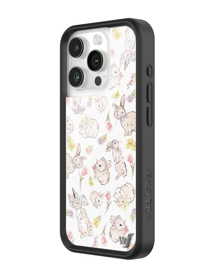 Bunnies in Bonnets Floral Print Protective iPhone Case - Image 14