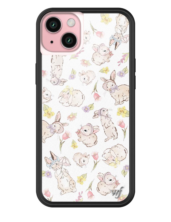 Bunnies in Bonnets Floral Print Protective iPhone Case - Image 11