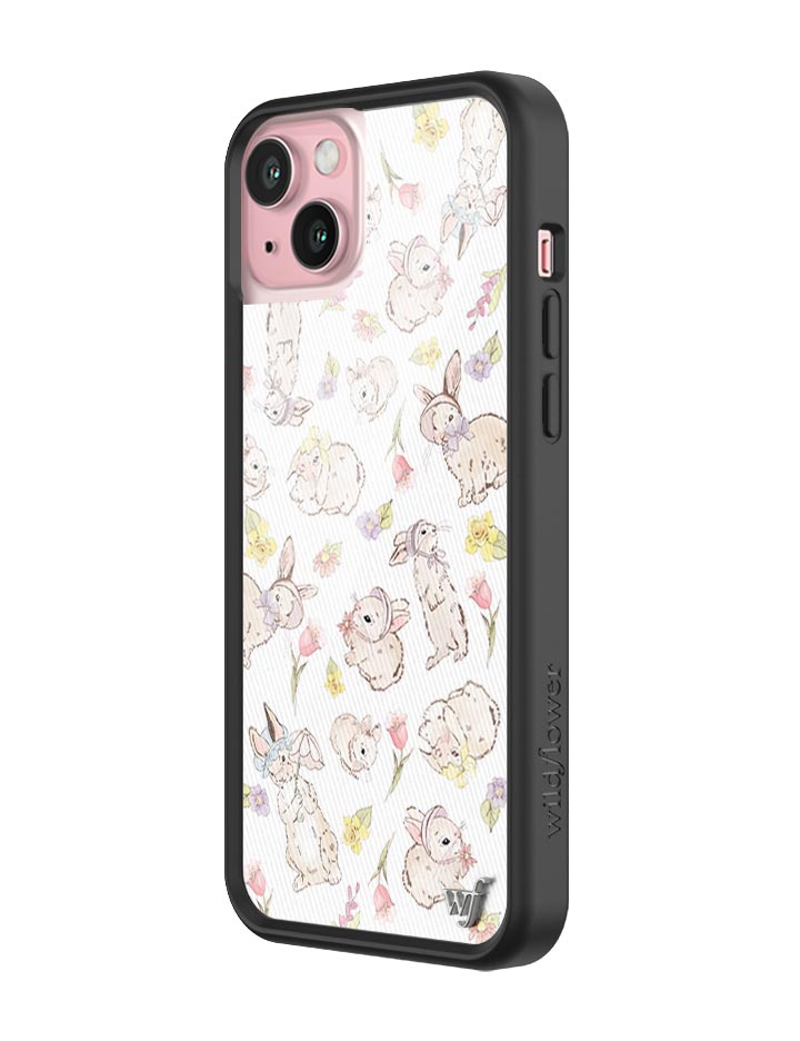 Bunnies in Bonnets Floral Print Protective iPhone Case - Image 12