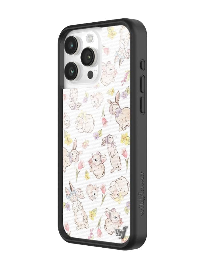 Bunnies in Bonnets Floral Print Protective iPhone Case - Image 10