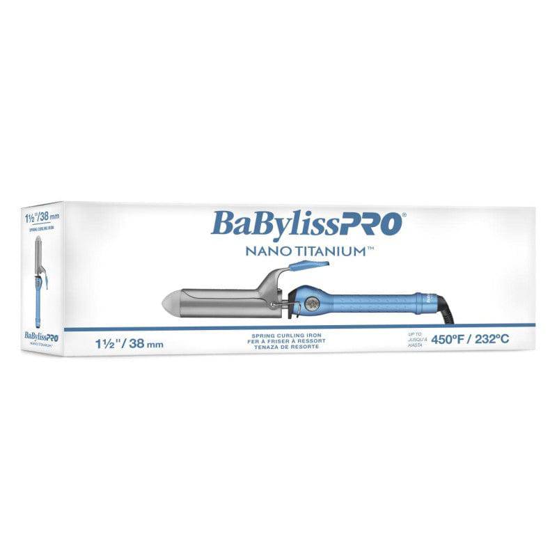 Nano Titanium 1.5 Inch Spring Curling Iron Professional