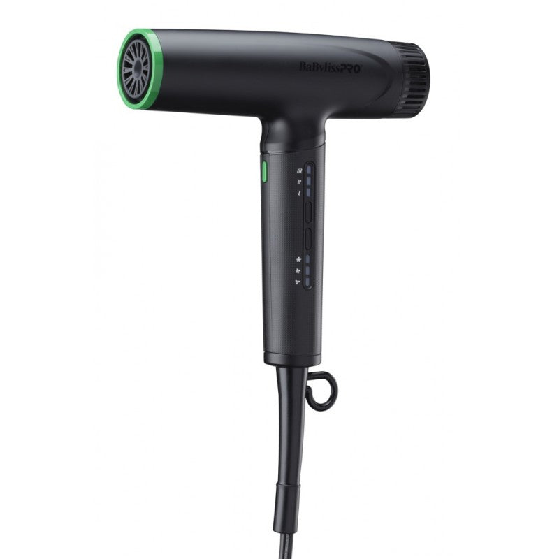 Nano Light Ionic High-Speed Hair Dryer, Matte Black & Green