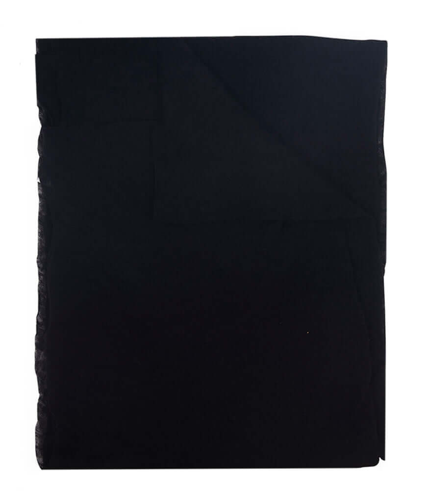 Black Small Cashmere Plain Scarf