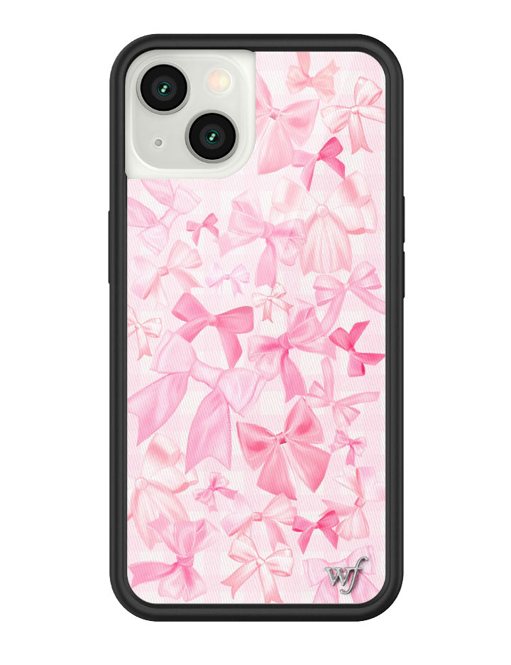 Bow Beau Pink Bow Print Protective iPhone Case - Image 25