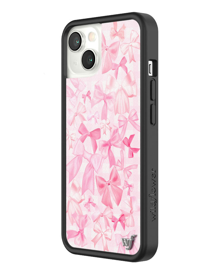 Bow Beau Pink Bow Print Protective iPhone Case - Image 26