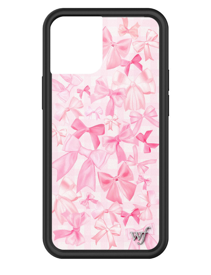 Bow Beau Pink Bow Print Protective iPhone Case - Image 27