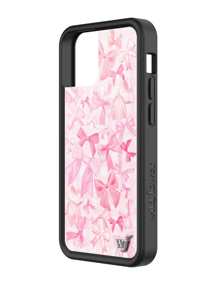 Bow Beau Pink Bow Print Protective iPhone Case - Image 28