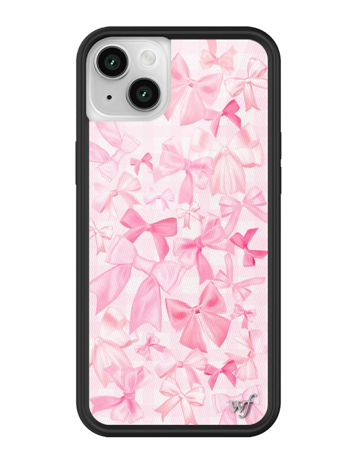 Bow Beau Pink Bow Print Protective iPhone Case - Image 23