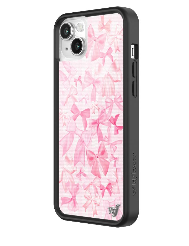 Bow Beau Pink Bow Print Protective iPhone Case - Image 20