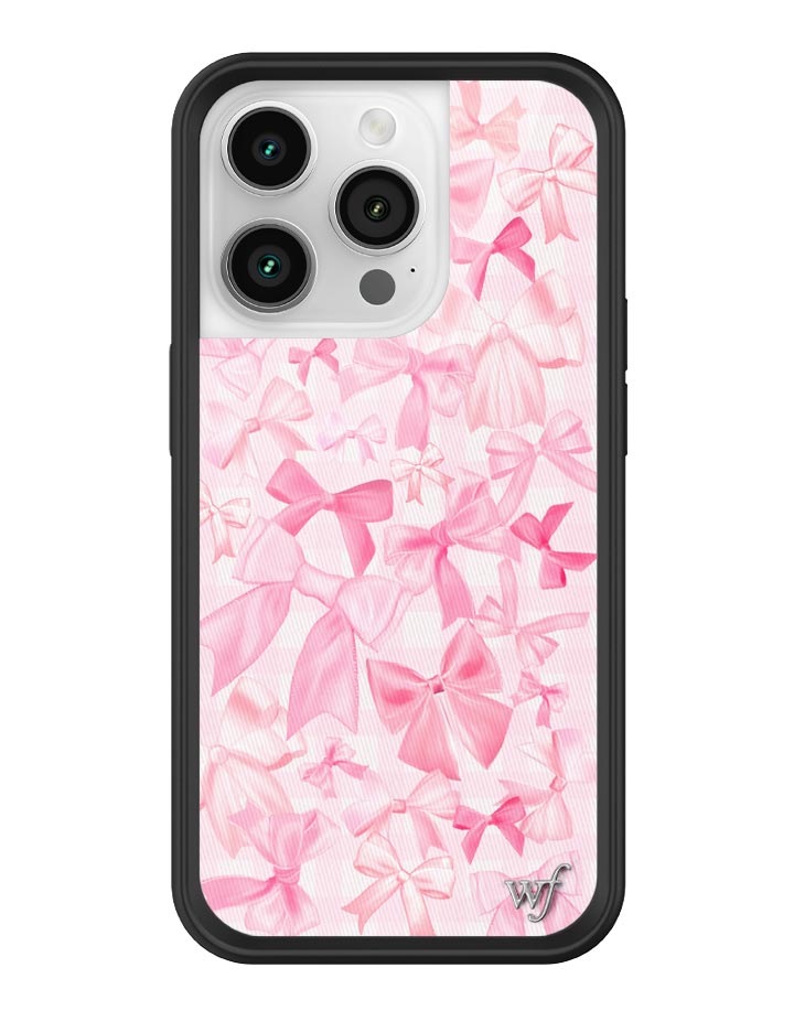 Bow Beau Pink Bow Print Protective iPhone Case - Image 21