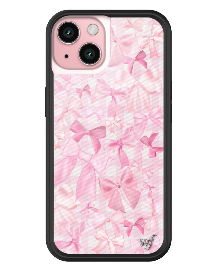 Bow Beau Pink Bow Print Protective iPhone Case - Image 15