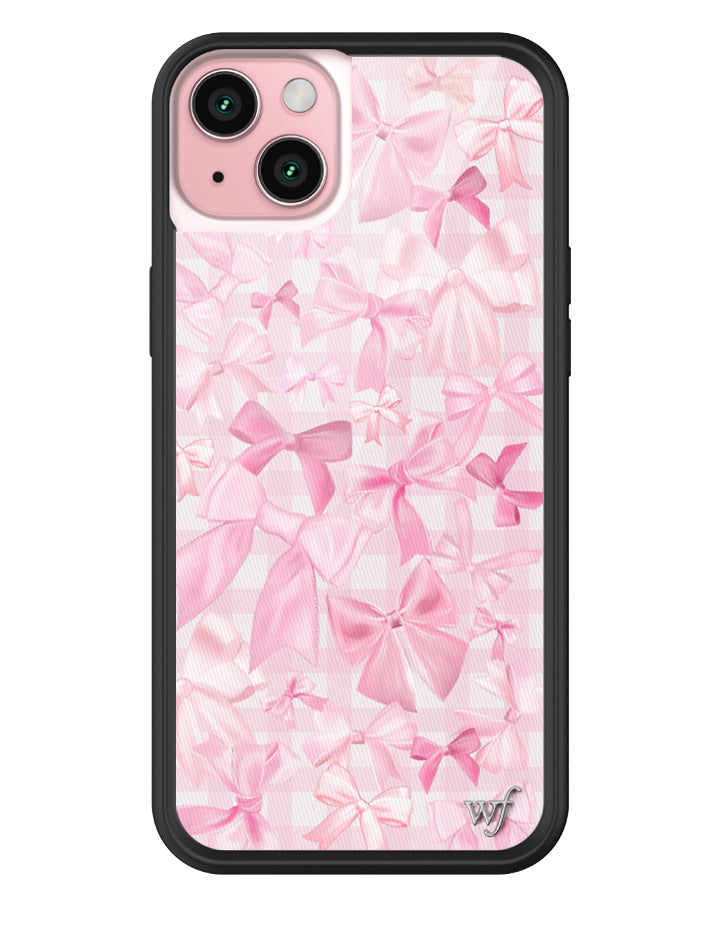 Bow Beau Pink Bow Print Protective iPhone Case - Image 11
