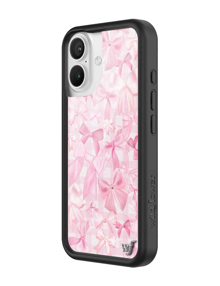 Bow Beau Pink Bow Print Protective iPhone Case - Image 8