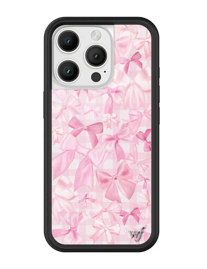 Bow Beau Pink Bow Print Protective iPhone Case - Image 5