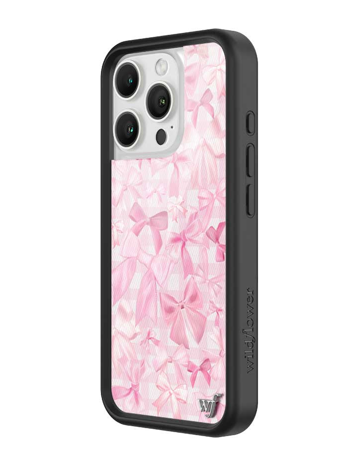 Bow Beau Pink Bow Print Protective iPhone Case - Image 6
