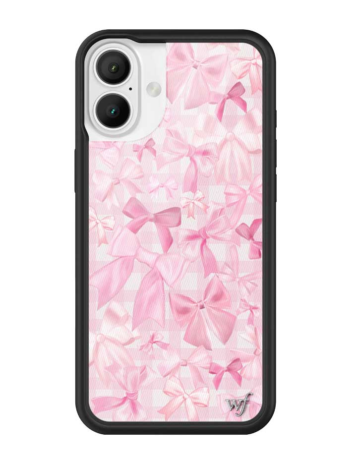 Bow Beau Pink Bow Print Protective iPhone Case - Image 3