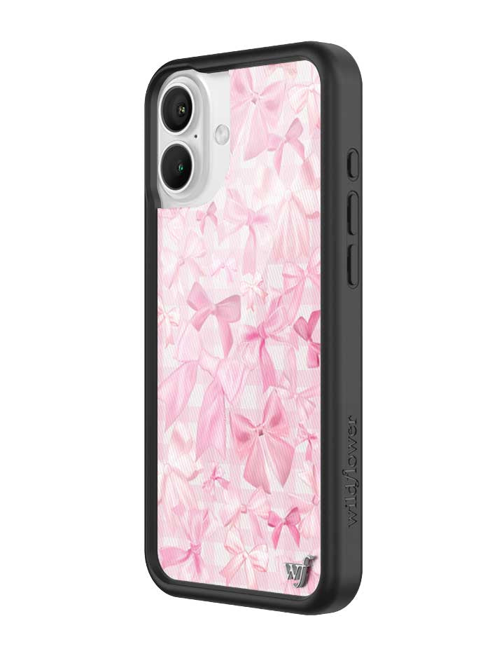 Bow Beau Pink Bow Print Protective iPhone Case - Image 4