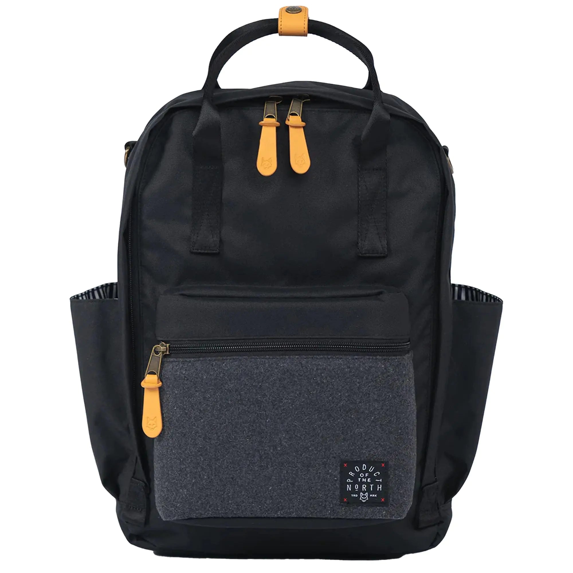 Product of the North Elkin Sustainable Diaper Bag Backpack - Black