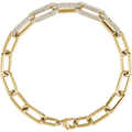 Liens de Lumière 1 1/2 CTW Lab-Grown Diamond Paperclip Bracelet