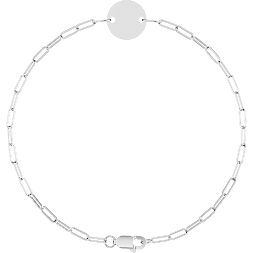 L'Éternel Disc Bracelet Engravable