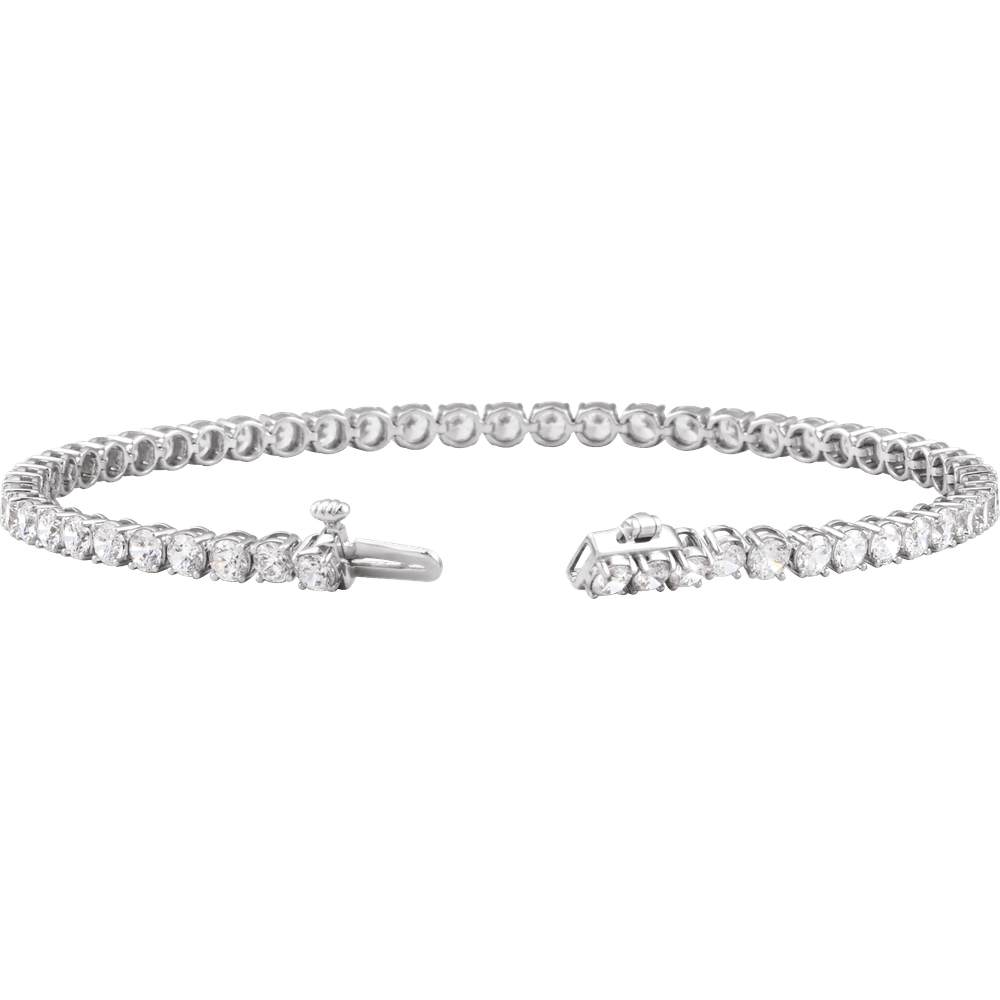 Éclat Continu 14K Gold Lab-Grown Lightweight Diamond Tennis Bracelet – 2, 5 or 10 CTW