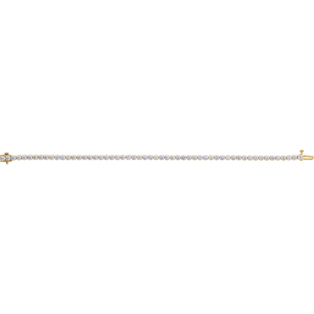 Éclat Continu 14K Gold Lab-Grown Lightweight Diamond Tennis Bracelet – 2, 5 or 10 CTW