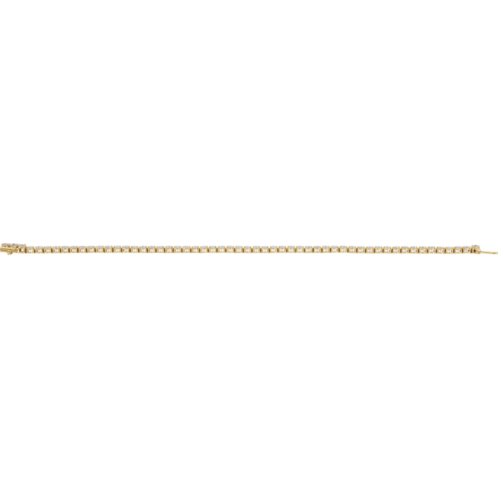 Éclat Continu 14K Gold Lab-Grown Lightweight Diamond Tennis Bracelet – 2, 5 or 10 CTW