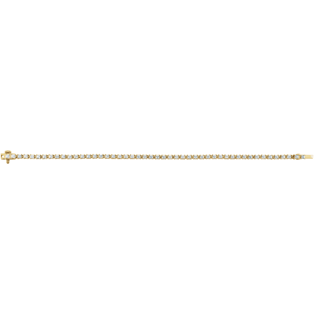 Ligne Éclat Carré 2.5 CTW Lab Grown Diamond Bracelet 14K Gold