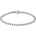 Ligne Éclat Carré 2.5 CTW bracelet featuring square-cut lab-grown diamonds in 14K gold.