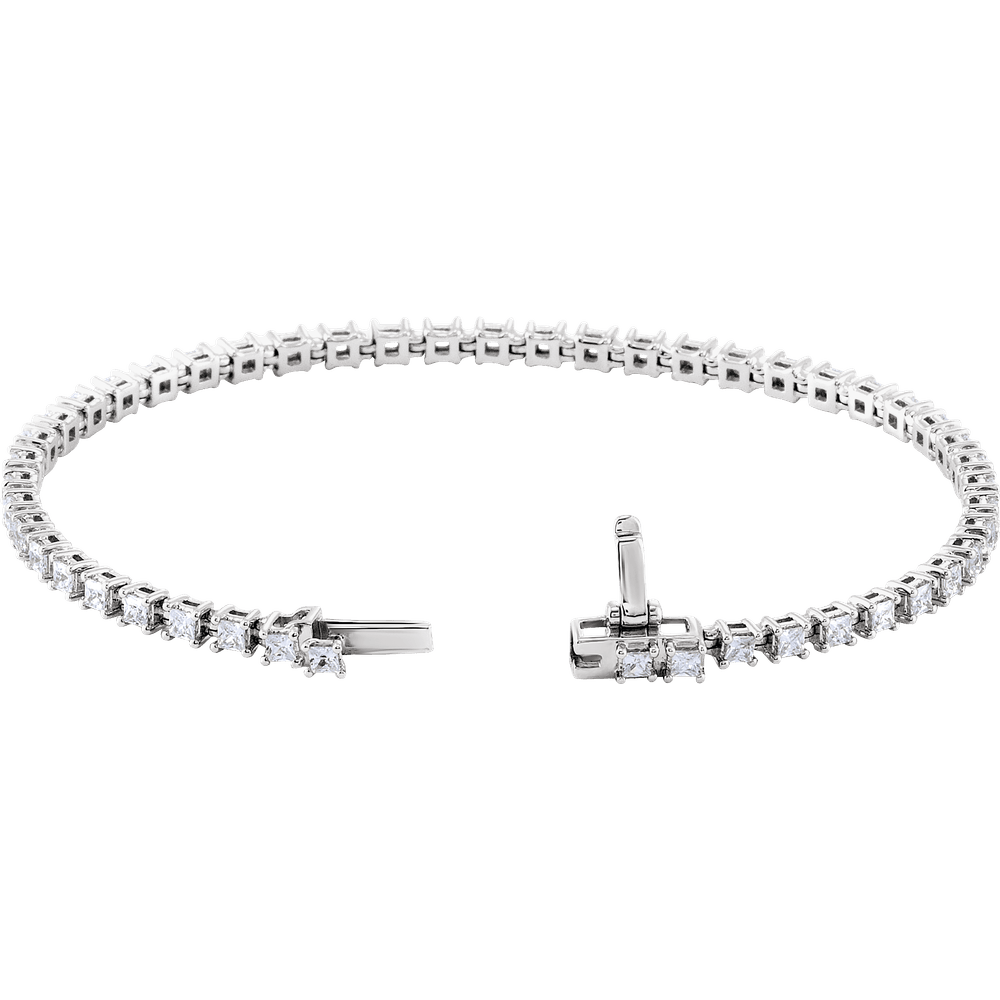 Ligne Éclat Carré 2.5 CTW Lab Grown Diamond Bracelet 14K Gold