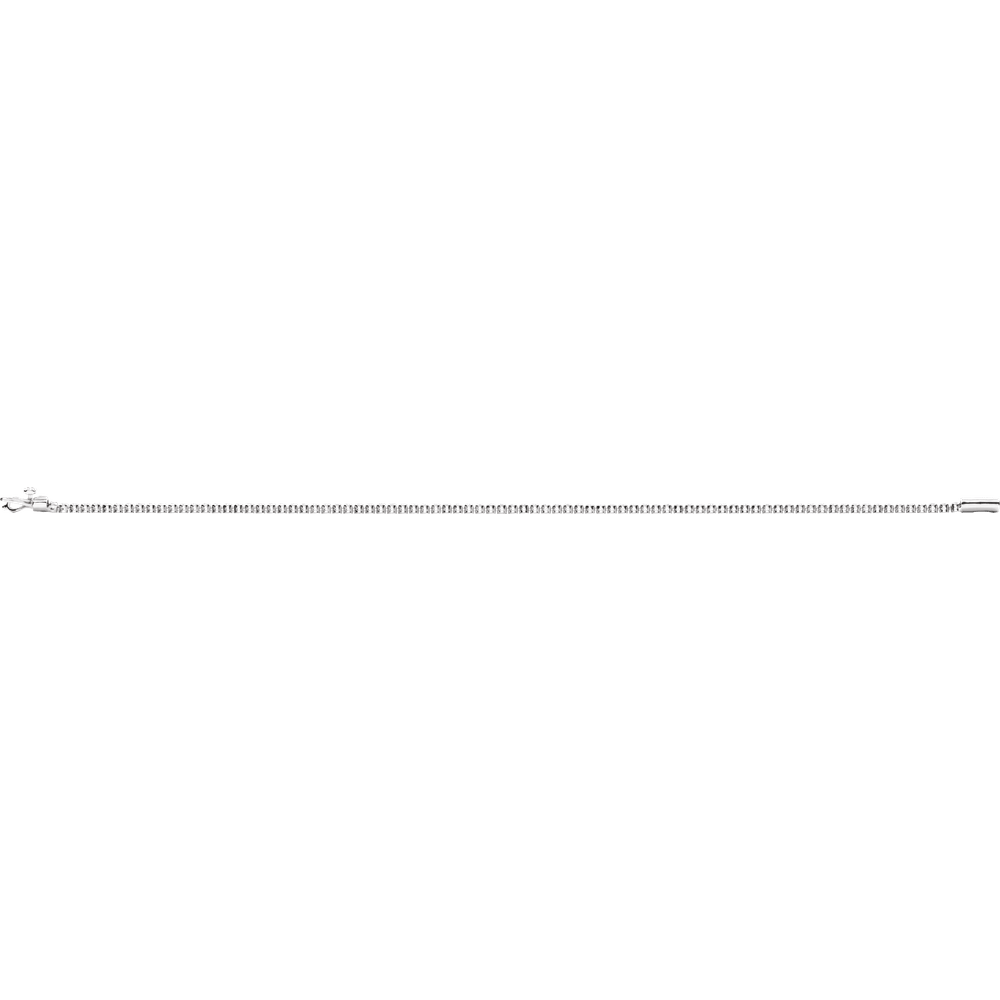 Fine Line Diamond Bracelet in 14K Yellow Gold