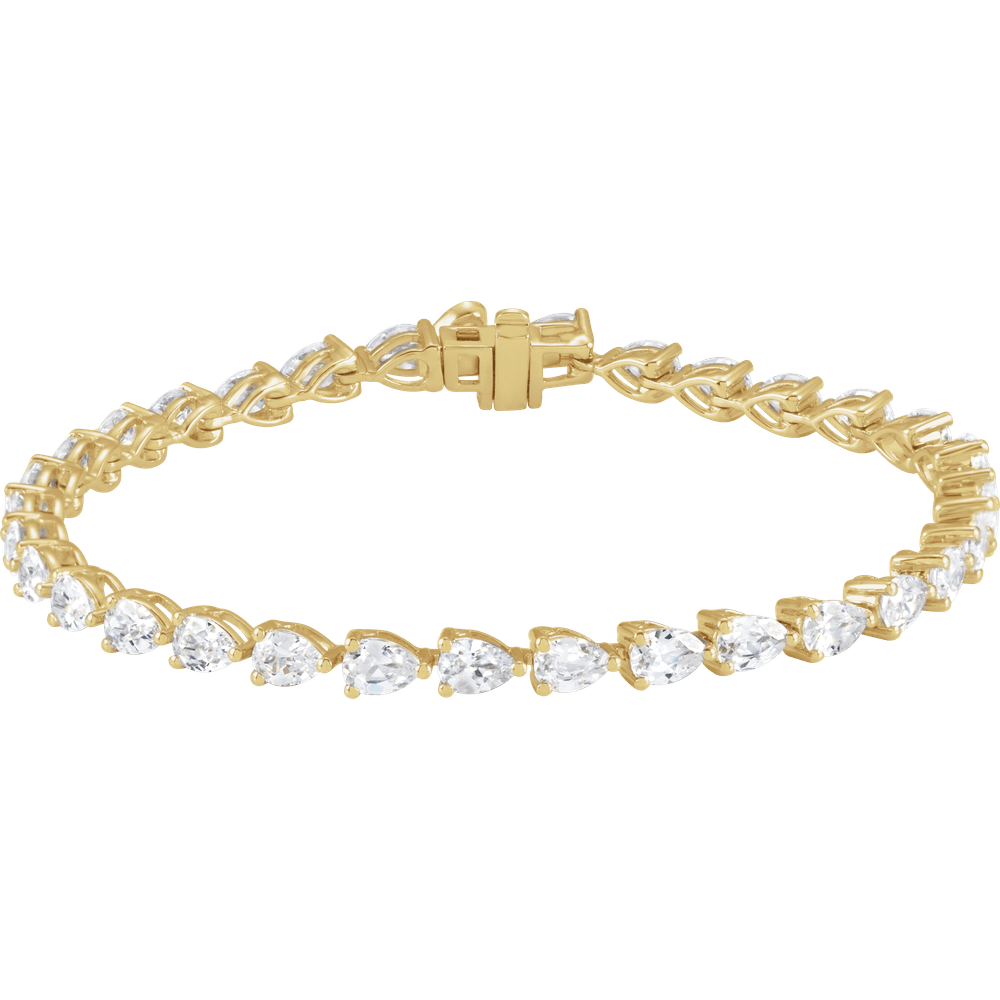 Rivière Élégance Diamond Bracelet 14K White & Yellow Gold