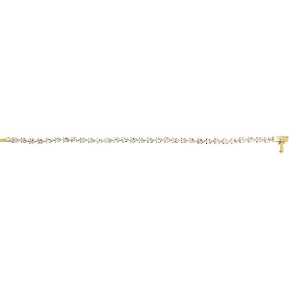 Rivière Élégance Diamond Bracelet 14K White & Yellow Gold