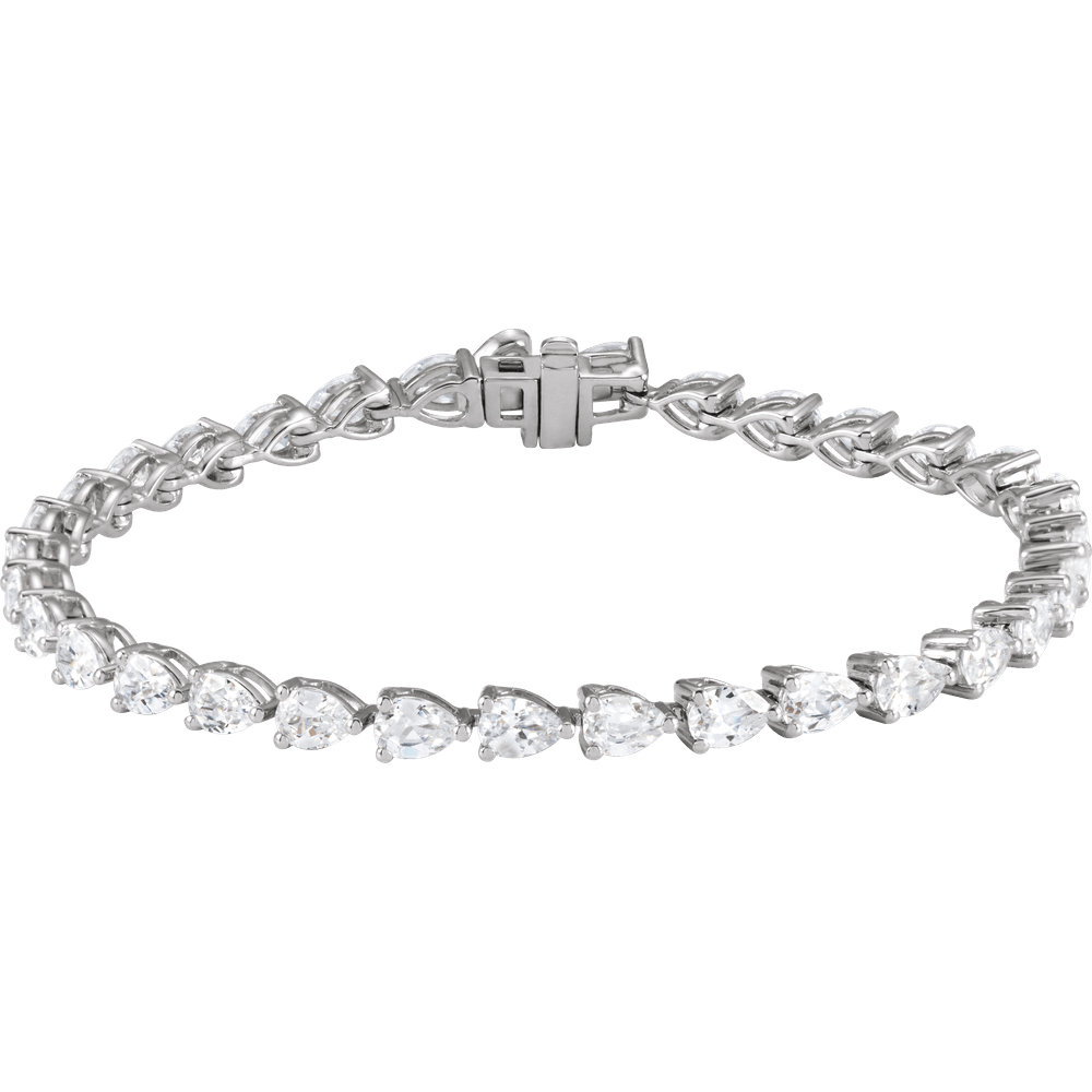 Rivière Élégance Diamond Bracelet 14K White & Yellow Gold
