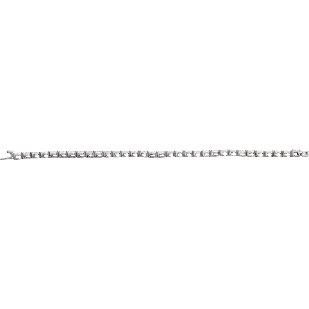Rivière Élégance Diamond Bracelet 14K White & Yellow Gold