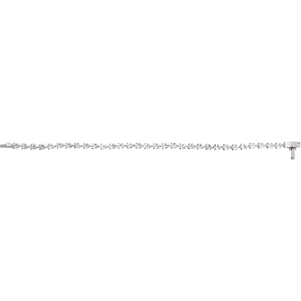 Rivière Élégance Diamond Bracelet 14K White & Yellow Gold