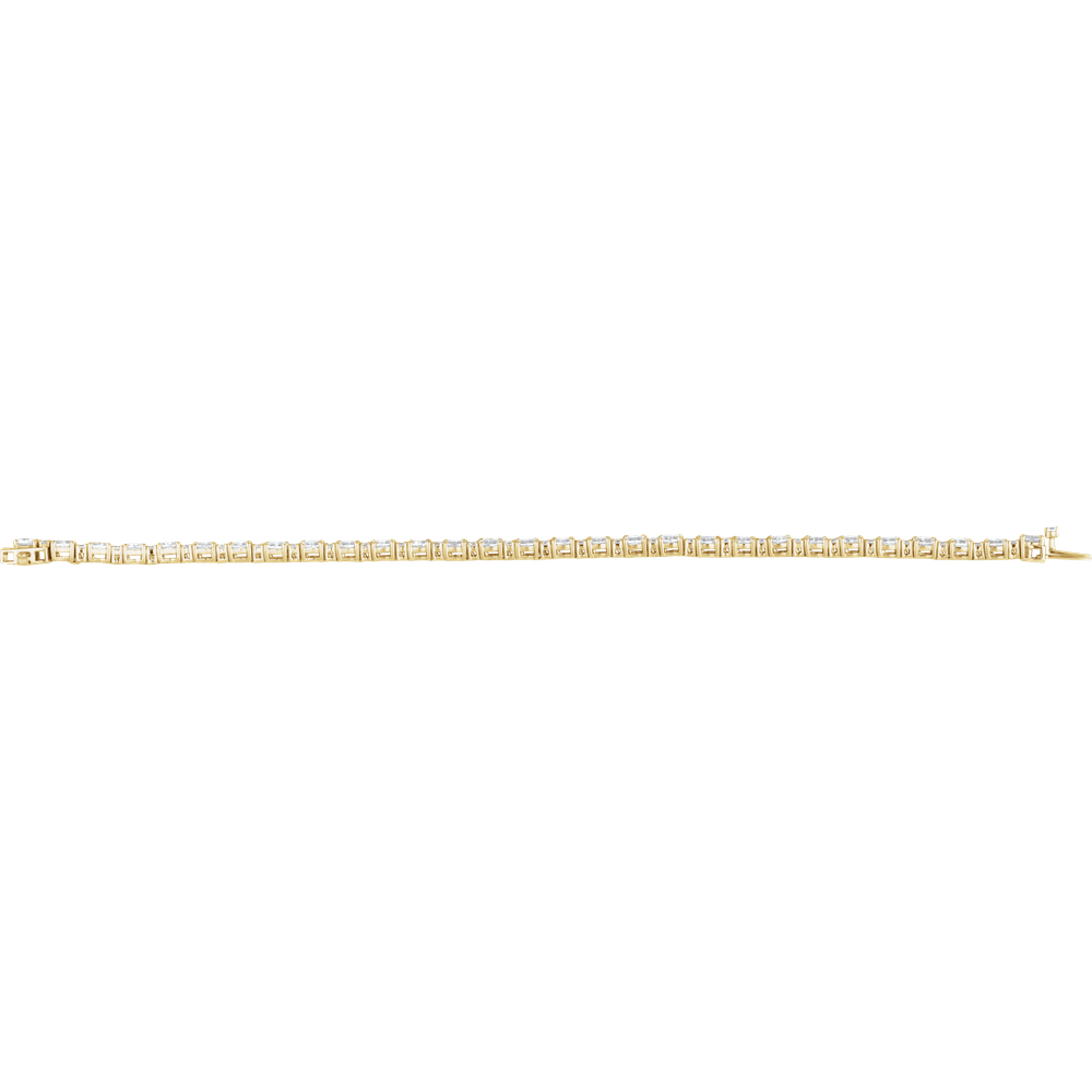 Victoire 14K White Gold 5 1/2 CTW Oval Lab-Grown Diamond Bracelet