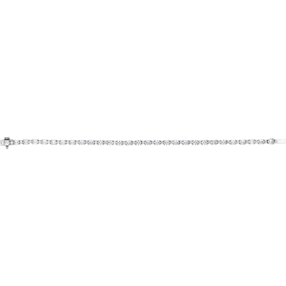 Victoire 14K White Gold 5 1/2 CTW Oval Lab-Grown Diamond Bracelet