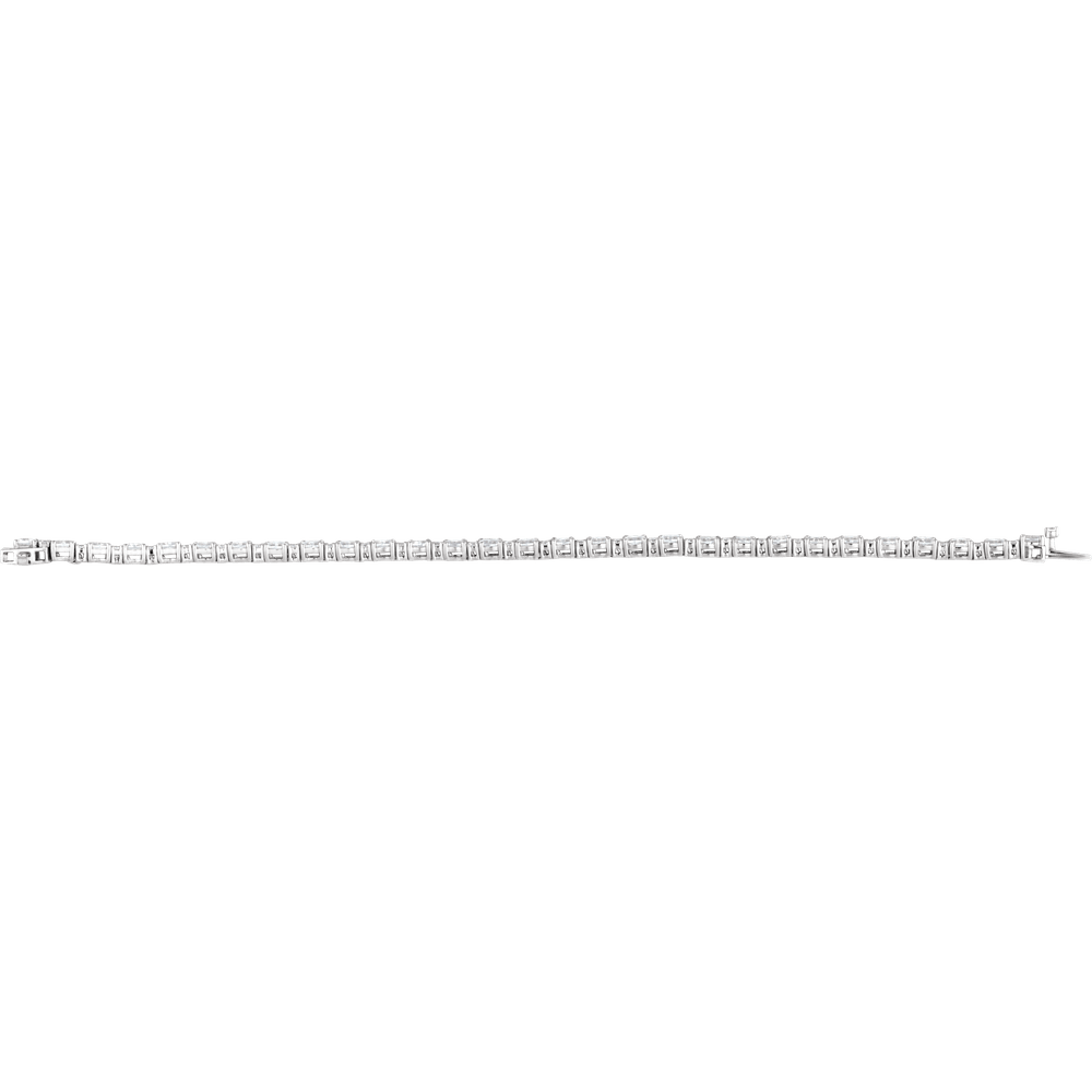 Victoire 14K White Gold 5 1/2 CTW Oval Lab-Grown Diamond Bracelet